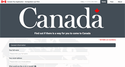 Desktop Screenshot of canada-visa-application.com